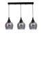 Opviq Lámpara de araña 9064-5 Gris y Negro